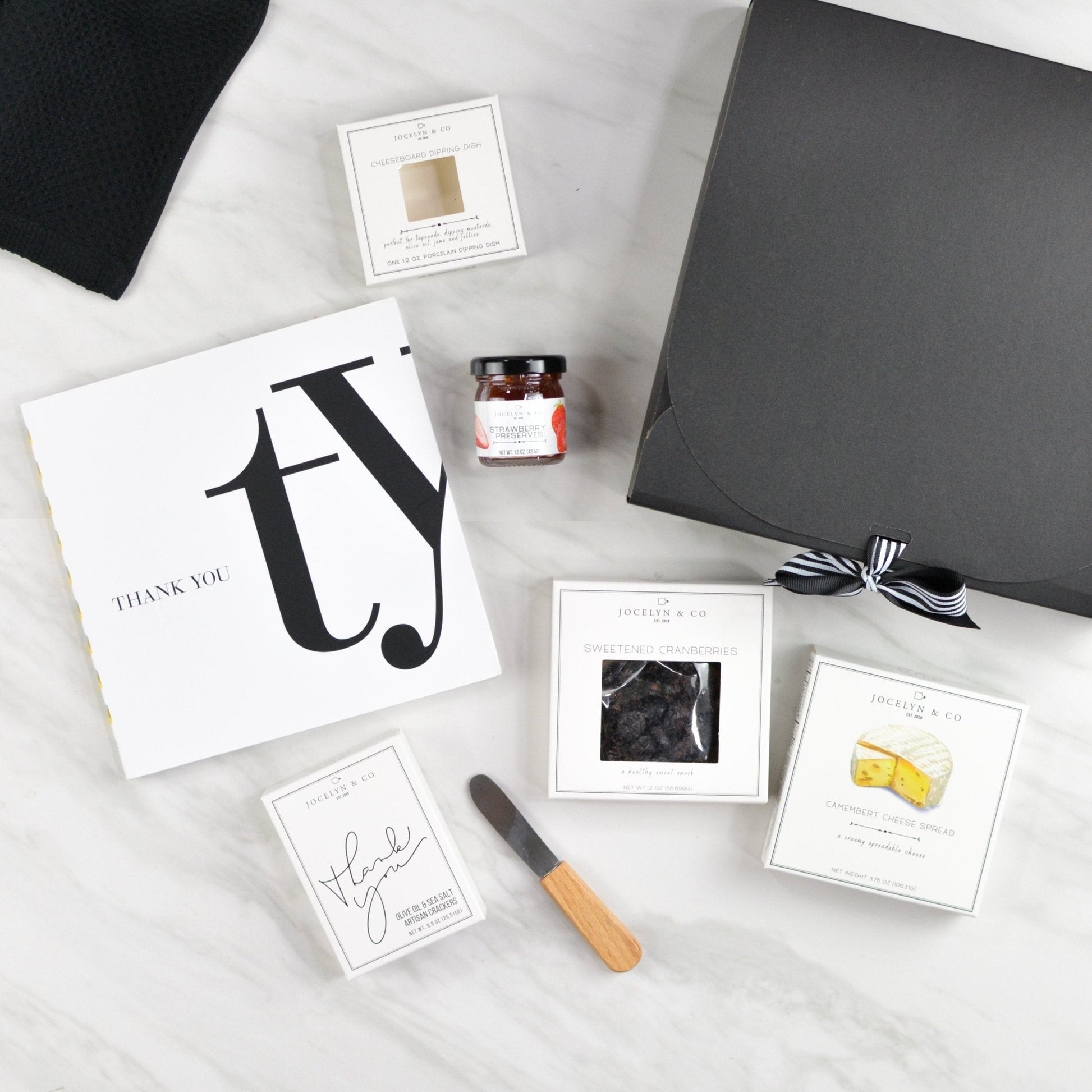 A Simple Thank You Gift – Elegant thank you gift box with gourmet treats